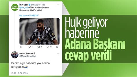 H­u­l­k­ ­A­d­a­n­a­ ­D­e­m­i­r­s­p­o­r­­d­a­ ­i­d­d­i­a­s­ı­n­a­ ­y­a­l­a­n­l­a­m­a­